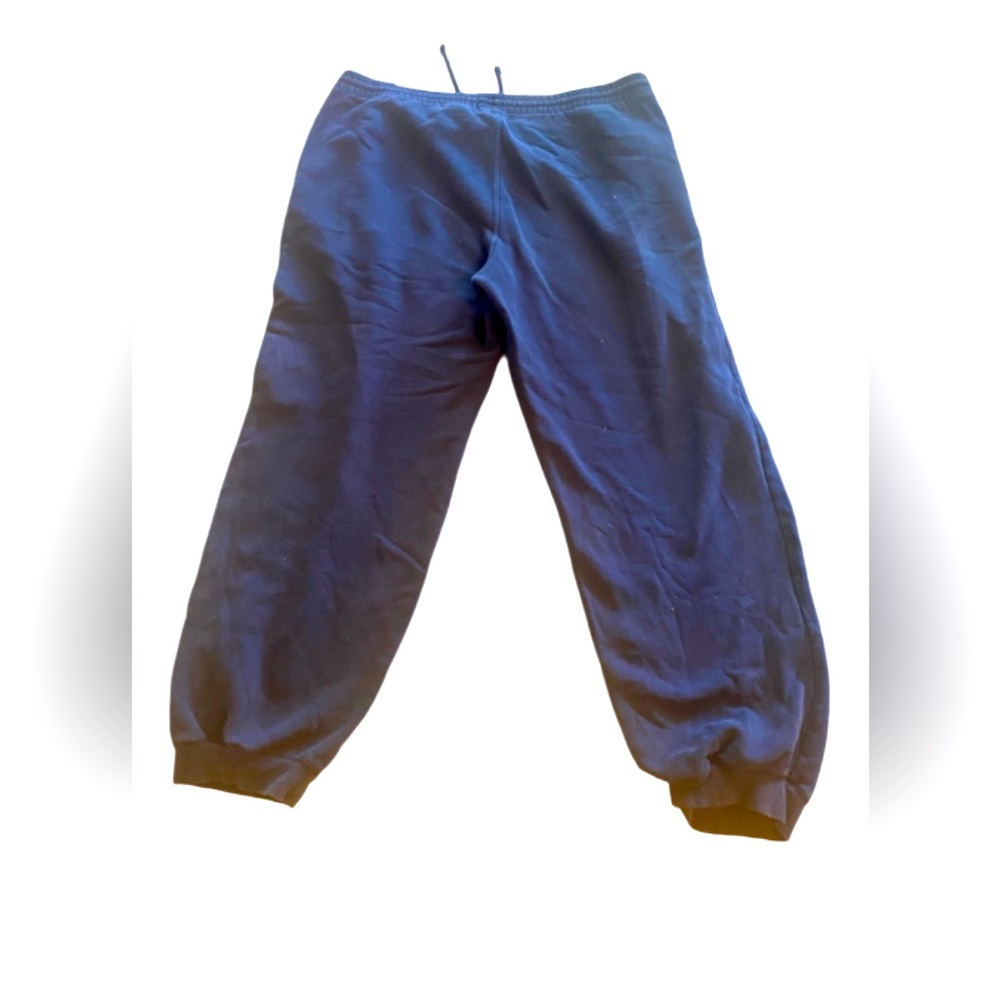 Fila Cozy Sweatpants Adult Large Blue Stretch Drawstring Gym Fitness Active